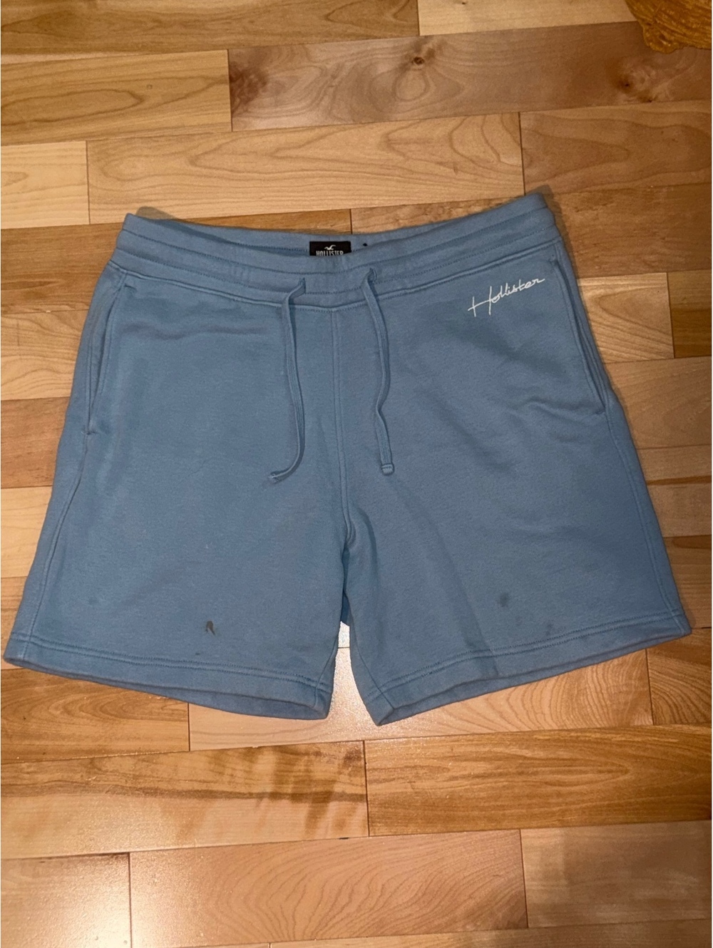 Hollister light blue sweat shorts